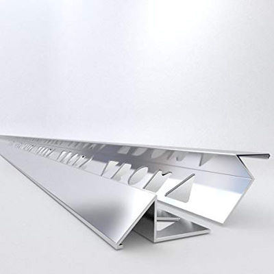 Le mattonelle di alluminio del bordo del quadrato delle mattonelle del triangolo della disposizione di alluminio dell'angolo sistemano la disposizione delle mattonelle di Chrome