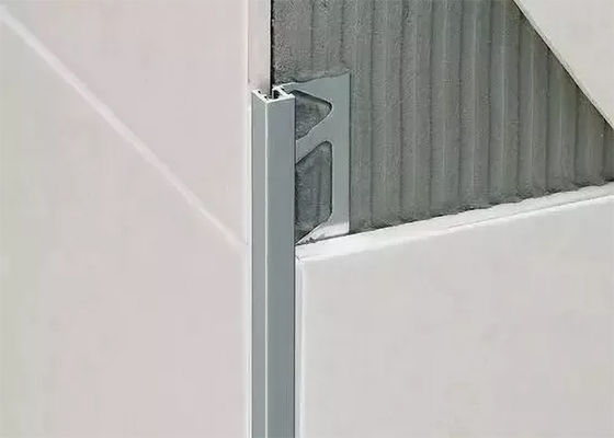 Strisce di bordo di alluminio della disposizione delle mattonelle dell'angolo di profilo per la cucina