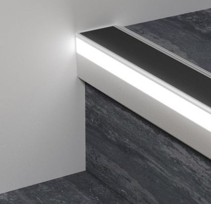 Profili di alluminio di anti slittamento LED della scala
