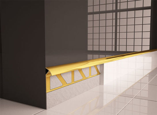Cornice di alluminio del metallo della striscia di transizione della piastrella di ceramica 2.5m