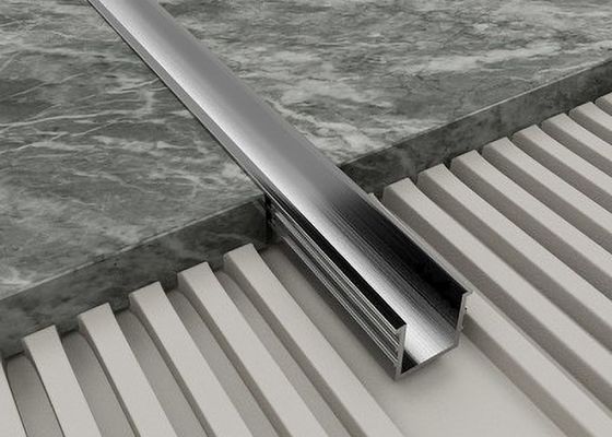 Profilo di alluminio dell'estrusione della piastrella di ceramica dell'angolo del bordo della disposizione di alluminio di rifinitura
