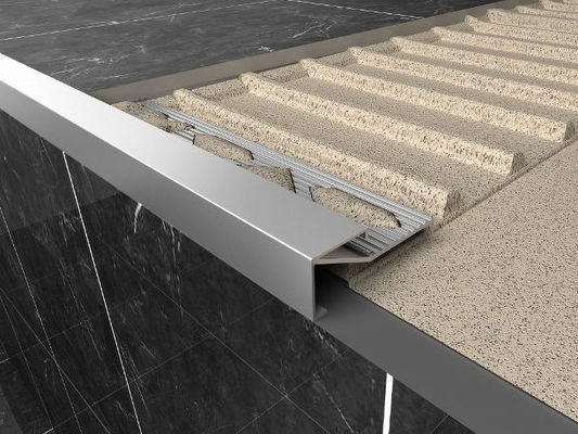 L'angolo ceramico delle mattonelle del bordo di alluminio dell'angolo piastrella la decorazione di alluminio della disposizione della piastrella di ceramica di profilo