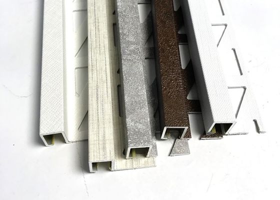 Cornici di alluminio del bordo per il profilo di alluminio dell'estrusione dell'angolo del bordo delle mattonelle