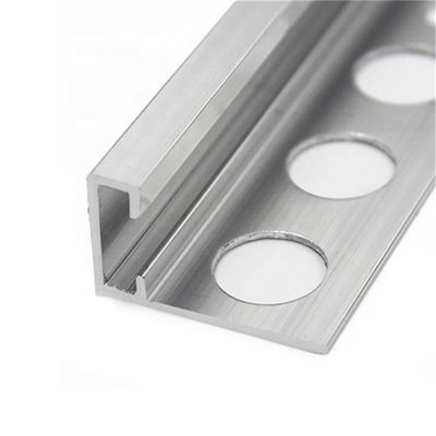Disposizione di alluminio libera della piastrella di ceramica dell'OEM Logo Customized Tile Corner Trim del campione