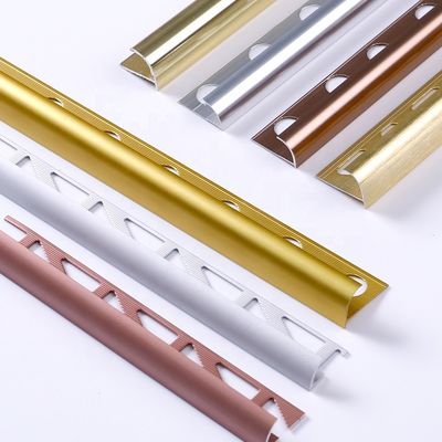 Disposizione del bordo del metallo anodizzata 10mm dello SGS per la piastrella di ceramica 1.8m