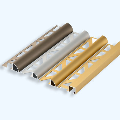 Spazzoli la decorazione della disposizione delle mattonelle del bordo del giro dell'oro 10mm Chrome