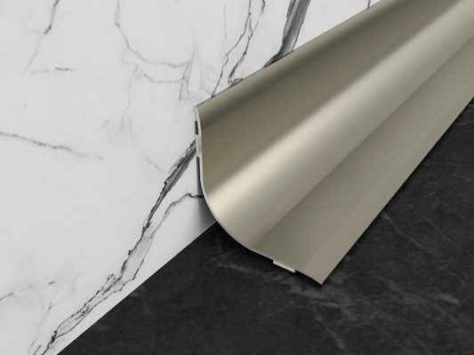 Profilo di alluminio della decorazione domestica che fiancheggia linea accessori delle mattonelle