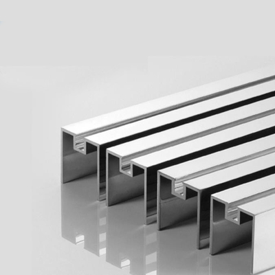 Disposizione di alluminio di lucidatura delle mattonelle di altezza di 10mm per il bagno
