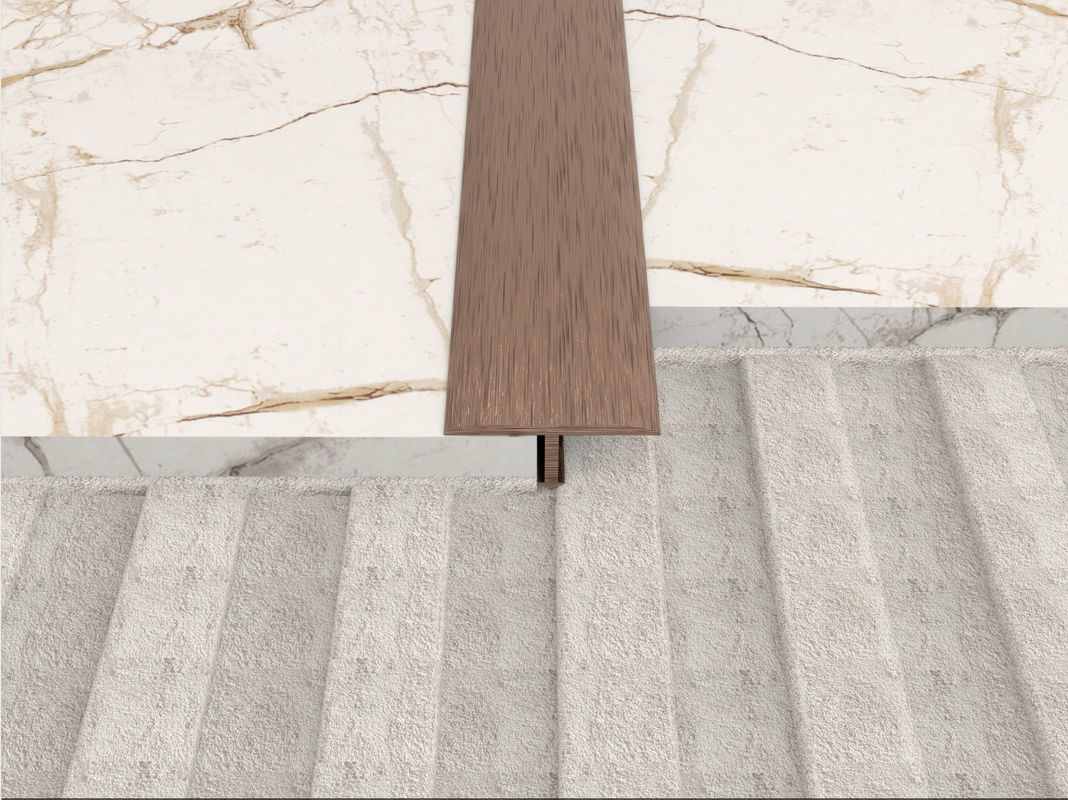 Tappeto spesso d'ottone dei rivestimenti per pavimenti della striscia di transizione del sigillante elastomerico