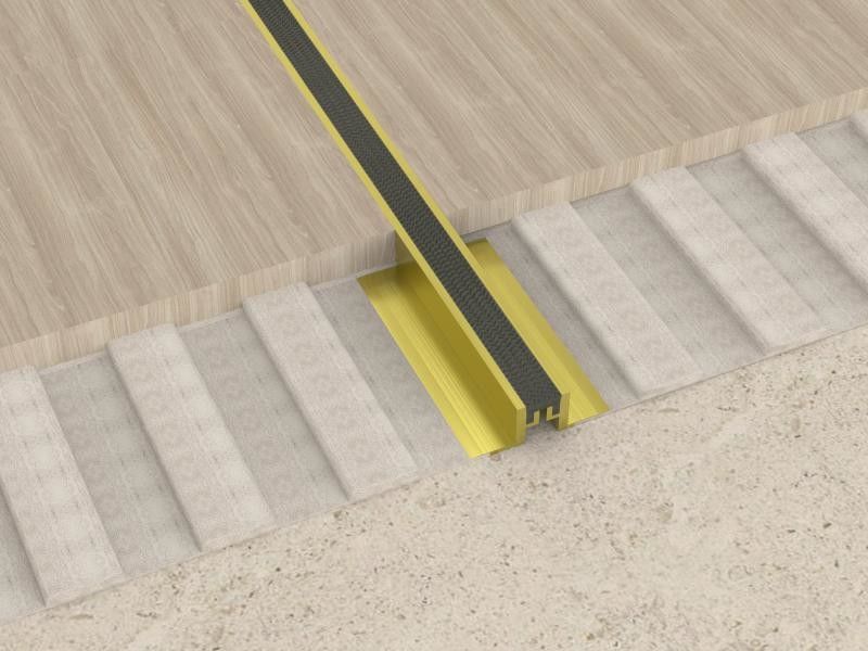 profilo decorativo domestico della pavimentazione del bordo del metallo del giunto di alluminio del movimento di 2.5cm