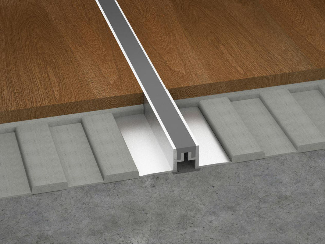 profilo decorativo domestico della pavimentazione del bordo del metallo del giunto di alluminio del movimento di 2.5cm