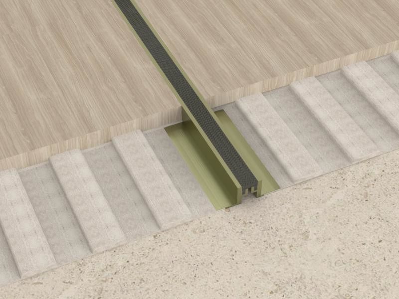 profilo decorativo domestico della pavimentazione del bordo del metallo del giunto di alluminio del movimento di 2.5cm