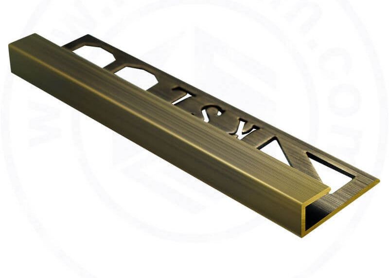 Disposizione d'ottone di lusso dell'alta società delle mattonelle del metallo della retro disposizione d'ottone bronzea delle mattonelle
