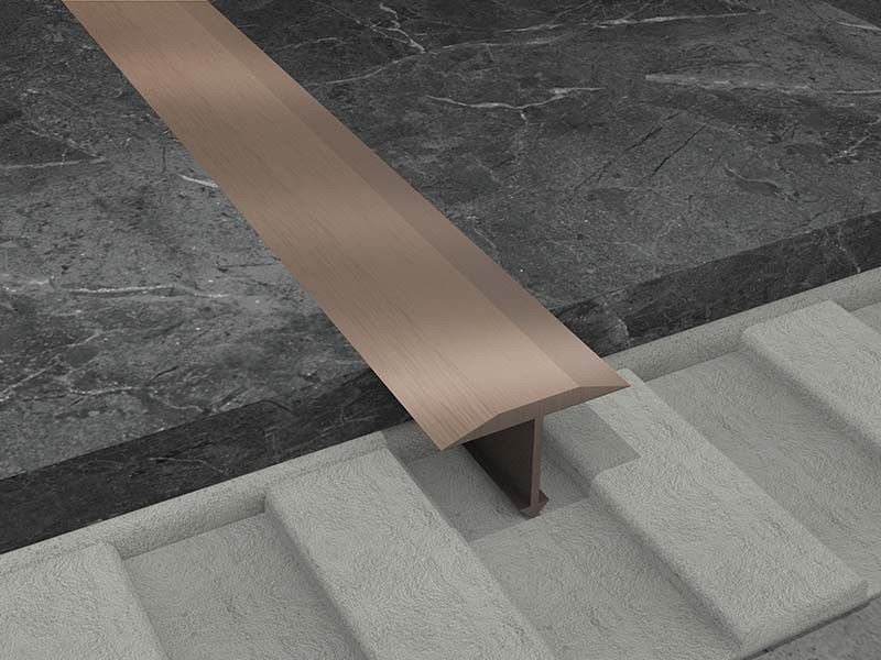 T ha modellato la striscia di finitura del confine della disposizione 6mm delle mattonelle di acciaio inossidabile