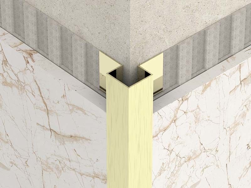 Disposizione d'angolo d'acciaio spazzolata del bordo della disposizione 10mm delle mattonelle di acciaio inossidabile che finisce chiudendo striscia