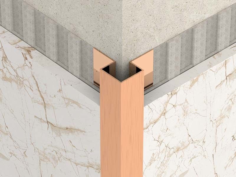 Disposizione d'angolo d'acciaio spazzolata del bordo della disposizione 10mm delle mattonelle di acciaio inossidabile che finisce chiudendo striscia