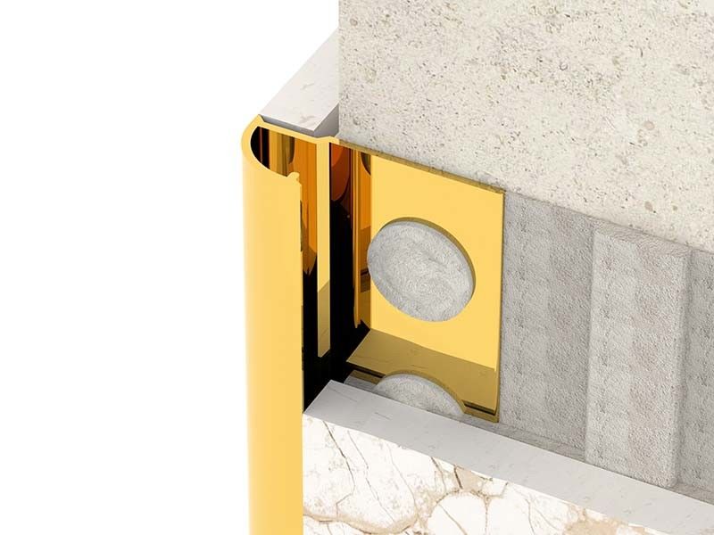 Il TUV ha spazzolato la striscia di metallo di chiusura di finitura luminosa della disposizione 10mm delle mattonelle di acciaio inossidabile