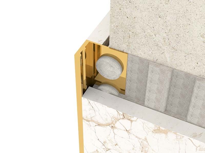 Forma luminosa del quadrato della disposizione 8mm delle mattonelle di acciaio inossidabile di colore del metallo