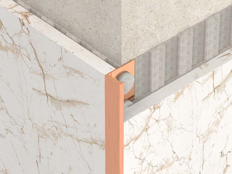 disposizione Bullnose del bordo del confine del metallo della disposizione di angolo spazzolata 1.8m di acciaio inossidabile