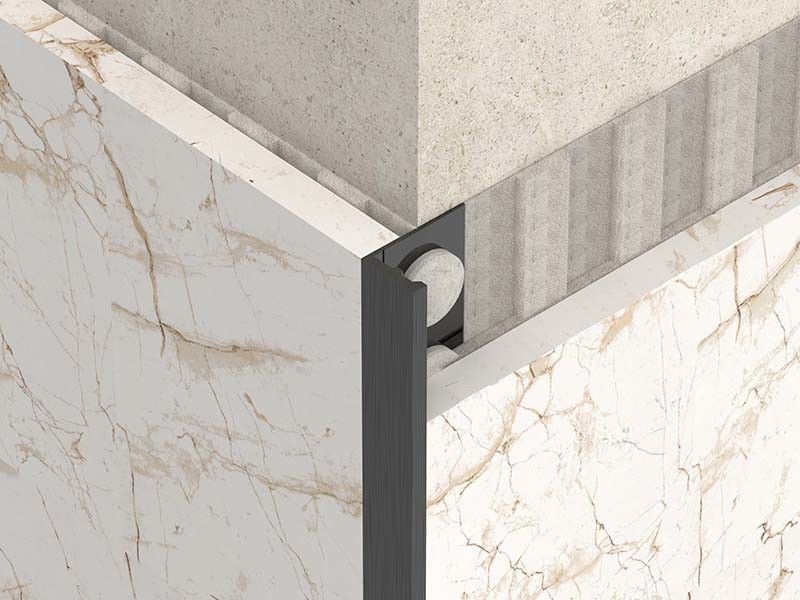 disposizione Bullnose del bordo del confine del metallo della disposizione di angolo spazzolata 1.8m di acciaio inossidabile