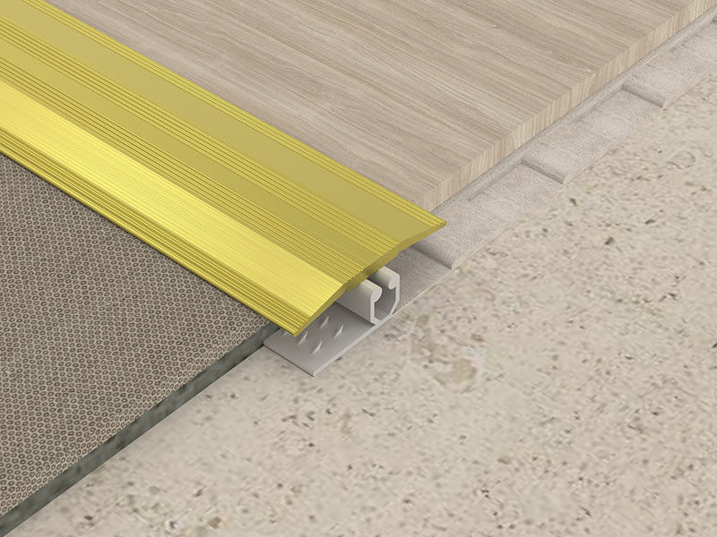 La striscia di transizione di alluminio della decorazione di legno del pavimento T ha modellato il metallo
