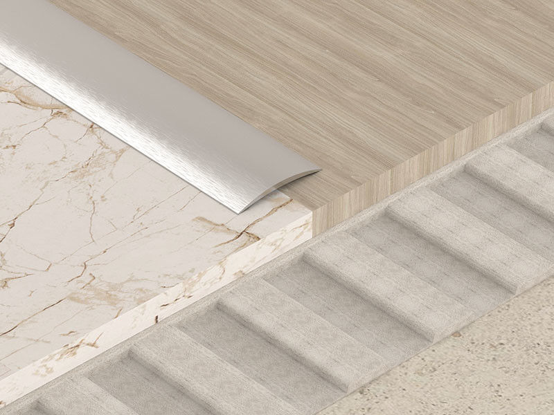 T a forma di inarca la striscia della copertura curva pavimento di alluminio decorativo della striscia 10mm di angolo