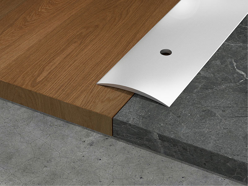 T a forma di inarca la striscia della copertura curva pavimento di alluminio decorativo della striscia 10mm di angolo
