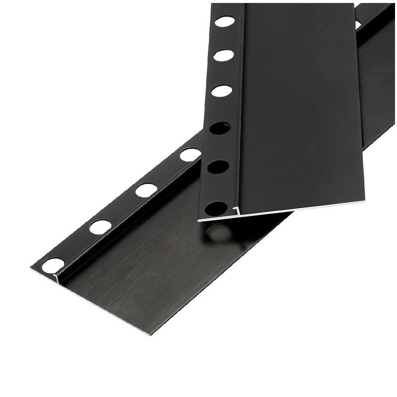 La battiscopa decorativa interna dell'armadio da cucina della parete ha anodizzato