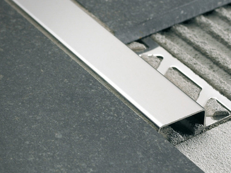 Mattonelle di acciaio inossidabile per tappezzare decorativo interno della disposizione del bordo della pavimentazione di striscia di transizione