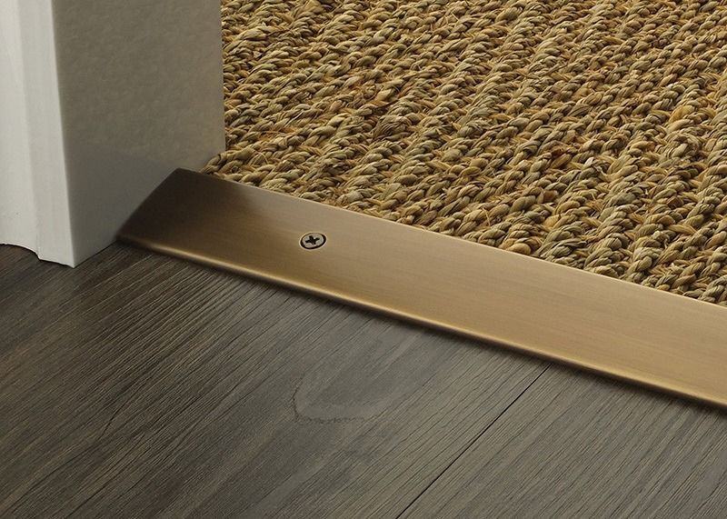 Tappeto di alluminio per piastrellare la striscia di transizione della soglia del tappeto della striscia di transizione 0.8mm
