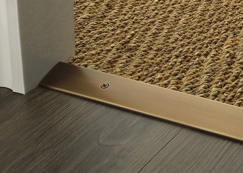 Strisce di transizione del tappeto del pavimento della disposizione del tappeto dell'alluminio della decorazione del tappeto dell'hotel