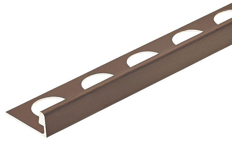 La L modella la linea di demarcazione metal-ceramica di alluminio del pavimento di Ridge Trims Profil Manufactures Aluminium del bordo delle mattonelle