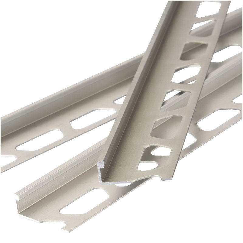 Gli accessori anodizzati all'ingrosso T di alluminio delle mattonelle della fabbrica hanno modellato la linea striscia della disposizione del bordo della piastrella di ceramica