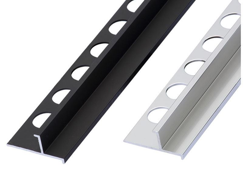 Battiscopa interna metallica decorativa per la linea di alluminio bordo della copertura di bordatura per la disposizione delle mattonelle