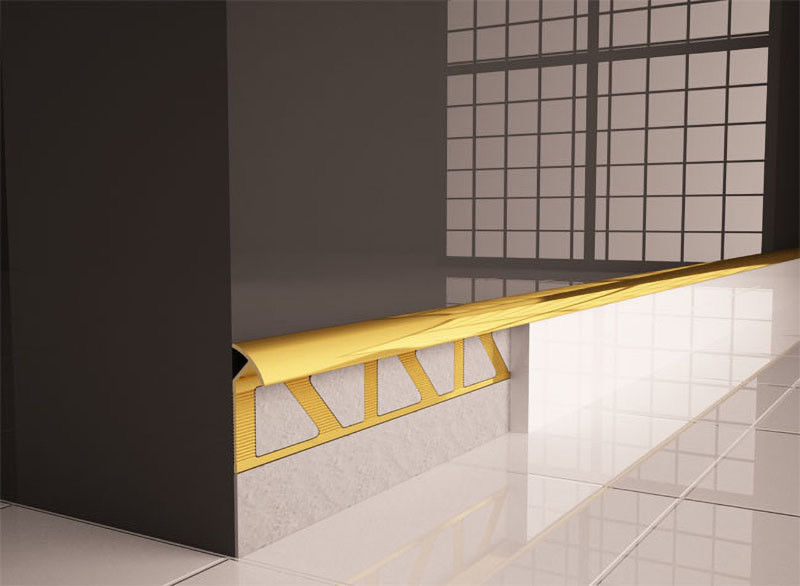 Cornice di alluminio del metallo della striscia di transizione della piastrella di ceramica 2.5m