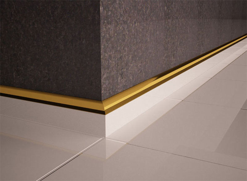 Cornice di alluminio del metallo della striscia di transizione della piastrella di ceramica 2.5m