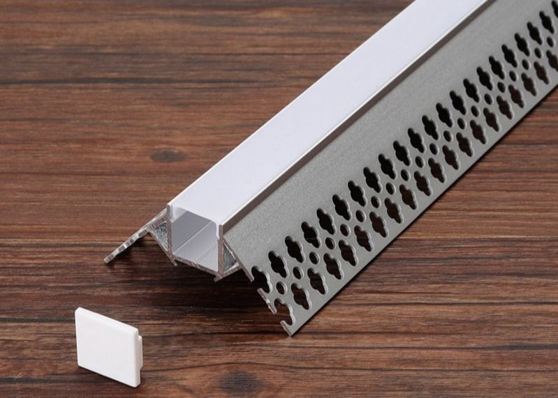 Profilo di alluminio messo principale di illuminazione di strisce LED con l'anello di serraggio