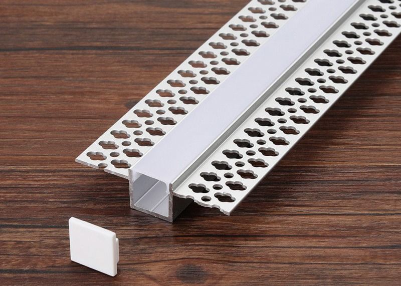 Profilo di alluminio messo principale di illuminazione di strisce LED con l'anello di serraggio