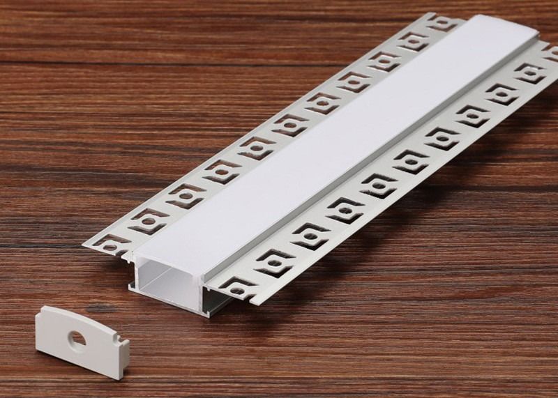 Profilo di alluminio messo principale di illuminazione di strisce LED con l'anello di serraggio