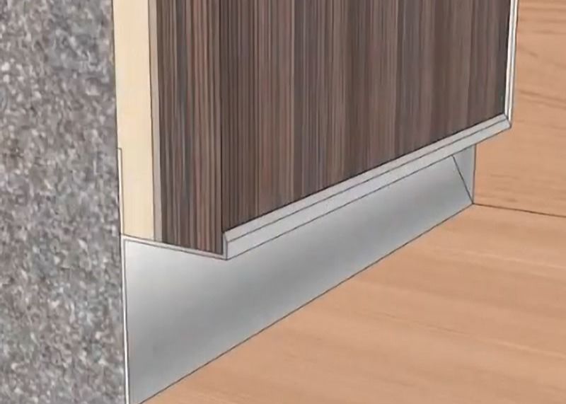 linea bordo basso interno del bordo di bordatura di acciaio inossidabile di 2.0mm di acciaio inossidabile della decorazione