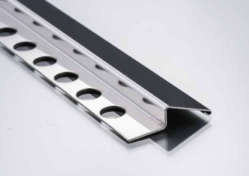 Linea di forma dell'angolo T della disposizione della piastrella per pavimento della striscia di transizione di acciaio inossidabile della decorazione
