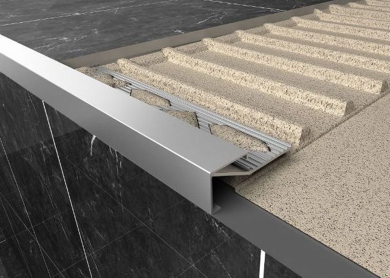 Profilo di alluminio dell'estrusione delle mattonelle della fabbrica dell'OEM &amp;ODM degli accessori della disposizione protettiva di alluminio delle mattonelle