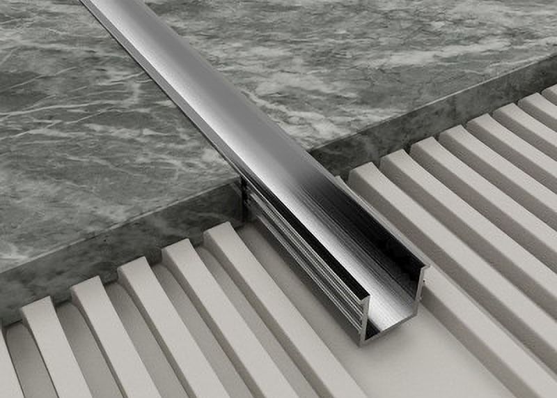 Profilo di alluminio dell'estrusione della piastrella di ceramica dell'angolo del bordo della disposizione di alluminio di rifinitura