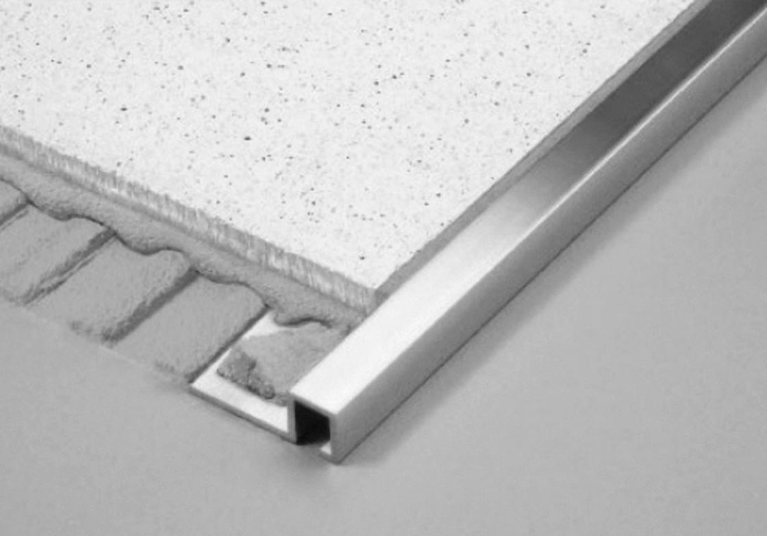 L'angolo ceramico delle mattonelle del bordo di alluminio dell'angolo piastrella la decorazione di alluminio della disposizione della piastrella di ceramica di profilo