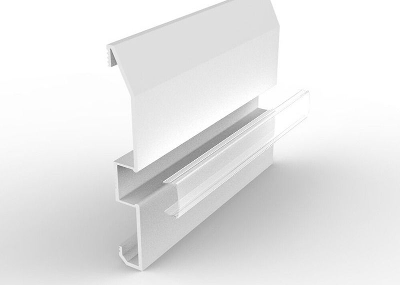 Pavimento di alluminio della cucina della battiscopa che fiancheggia il pavimento di alluminio della mobilia di profili del LED