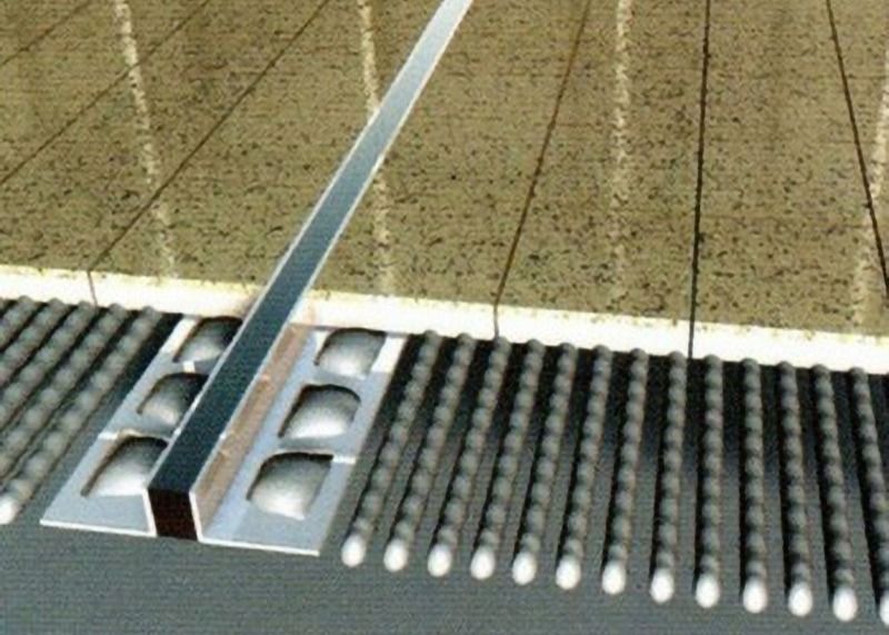 Giunto di alluminio ceramico del movimento della pavimentazione 10mm per i pavimenti di pietra
