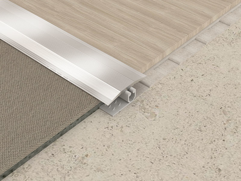 La striscia di alluminio sottile 2mm della striscia di transizione del pavimento ha anodizzato la striscia di alluminio
