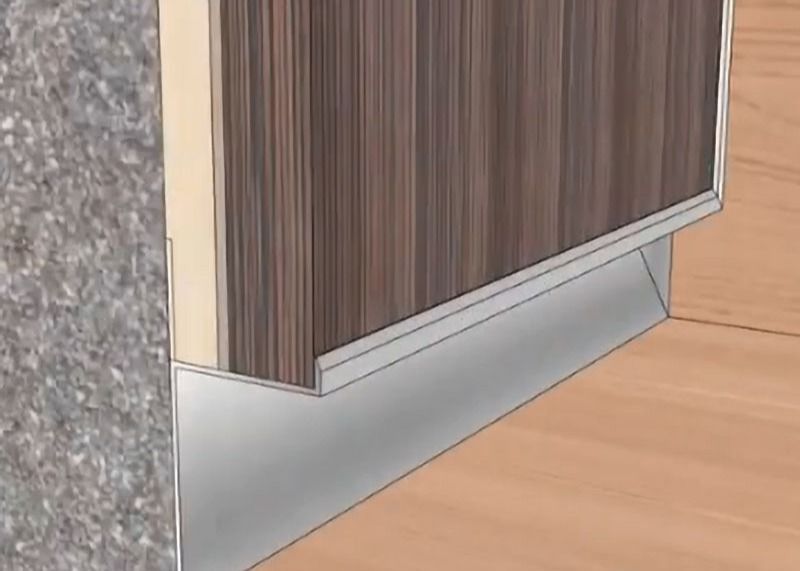 Strisce di alluminio del bordo di bordatura della decorazione per il profilo di alluminio dell'estrusione