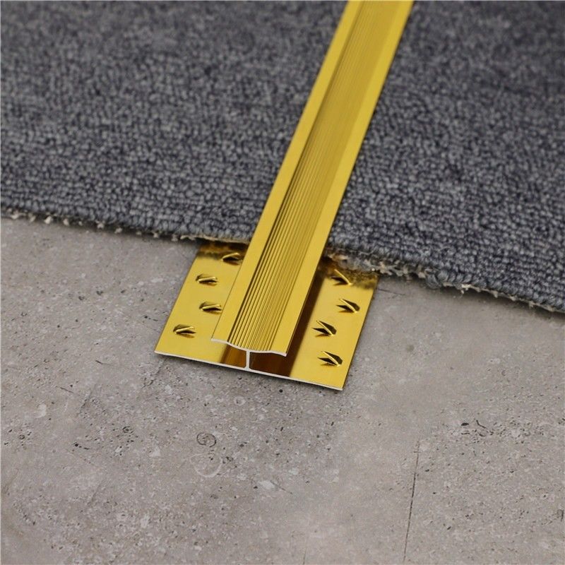 Il tappeto lucidato del metallo della disposizione della copertura del tappeto della disposizione del metallo del bordo del tappeto foggia l'installazione