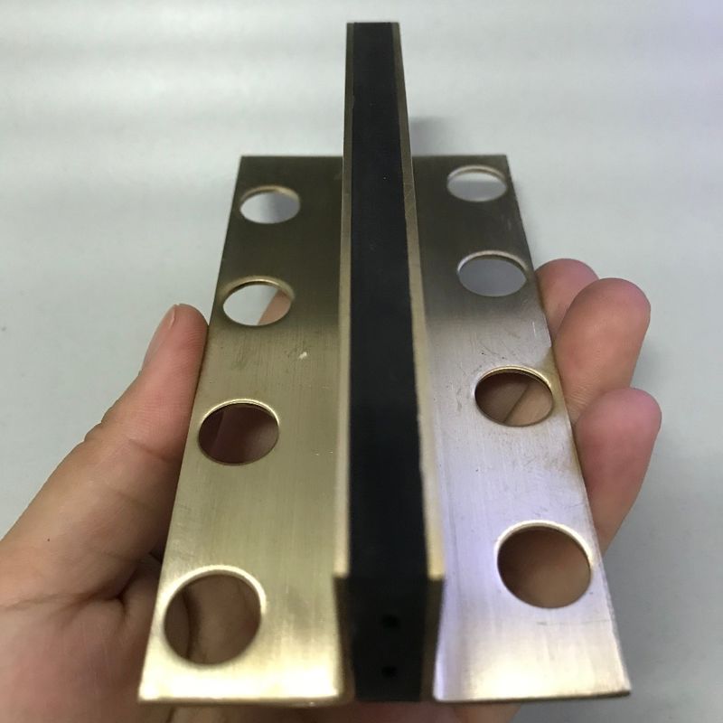 giunto del movimento di espansione delle mattonelle del giunto del movimento di acciaio inossidabile di 2.5cm per le pietre